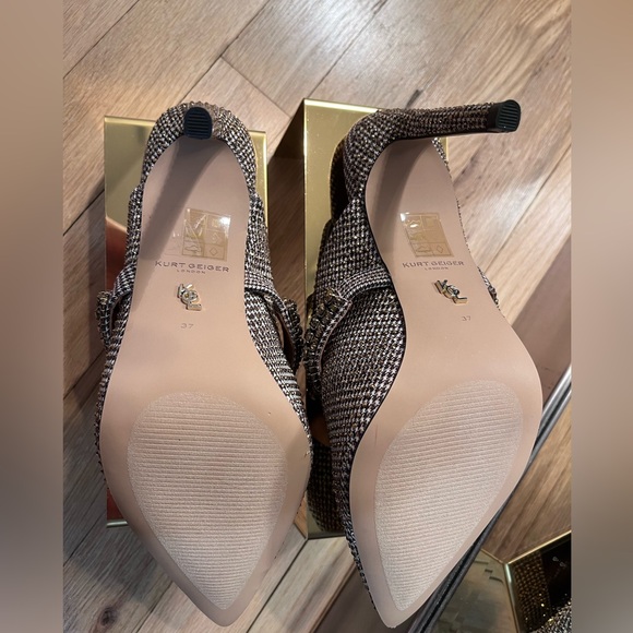 Kurt Geiger London Duke Crystal Pointed Mules - Picture 6 of 11